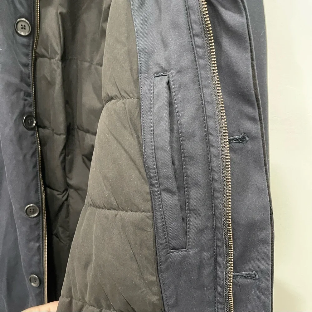 Banana Republic Cotton Filled Full Zip Jacket Preppy Navy Men’s XL